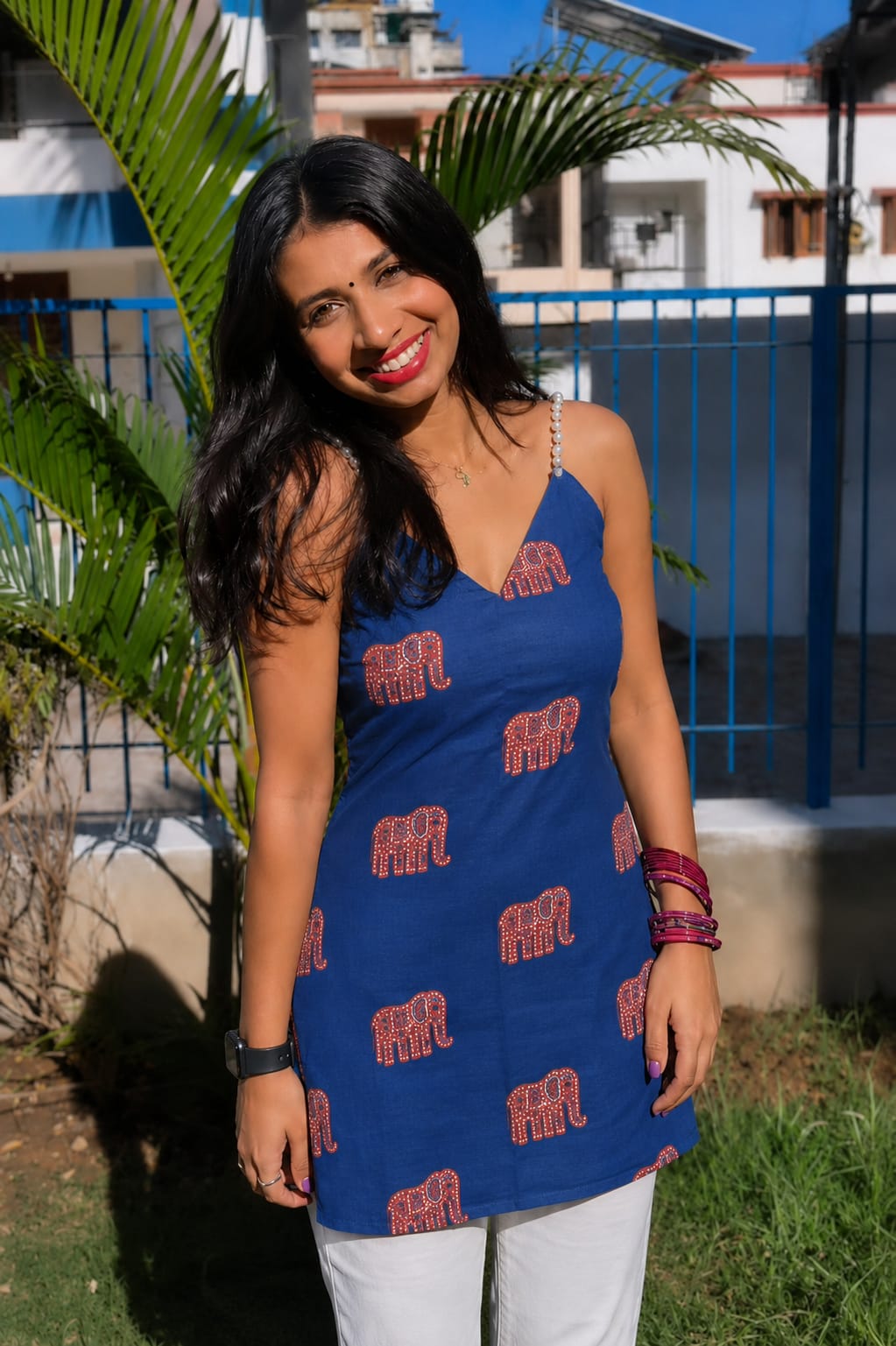 Pearl Elephant kurti