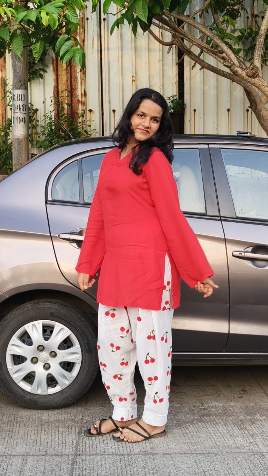 Cherry 🍒 farshi salwar