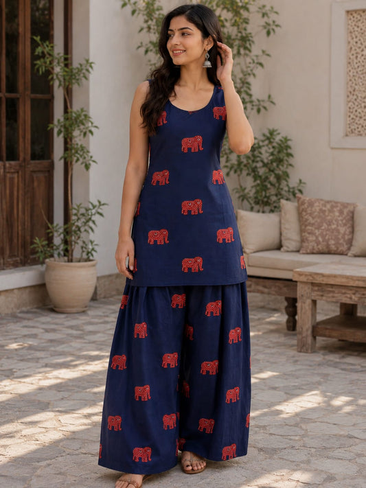 Elephant palazzo set