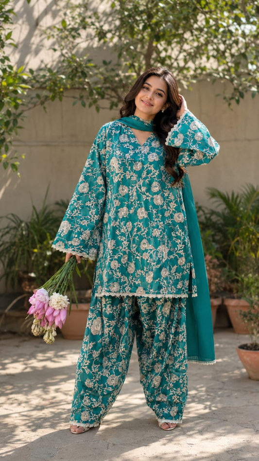 Teal 3 piece set